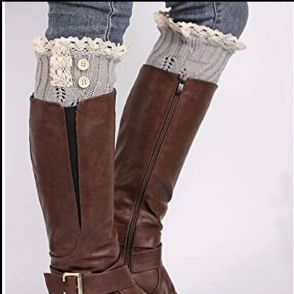 Scrunched Knee High Socks/Boot/Toppers - Picture 5 of 6